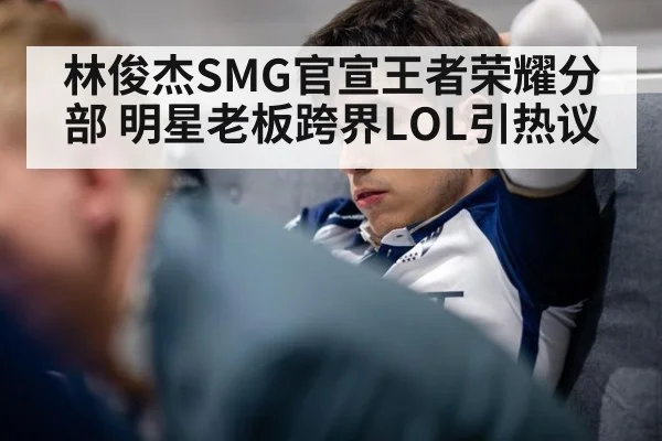 林俊杰SMG官宣王者荣耀分部 明星老板跨界LOL引热议